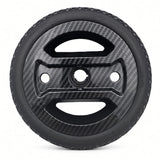 Go-Go Carbon rear wheel assembly with two-spoke black rim