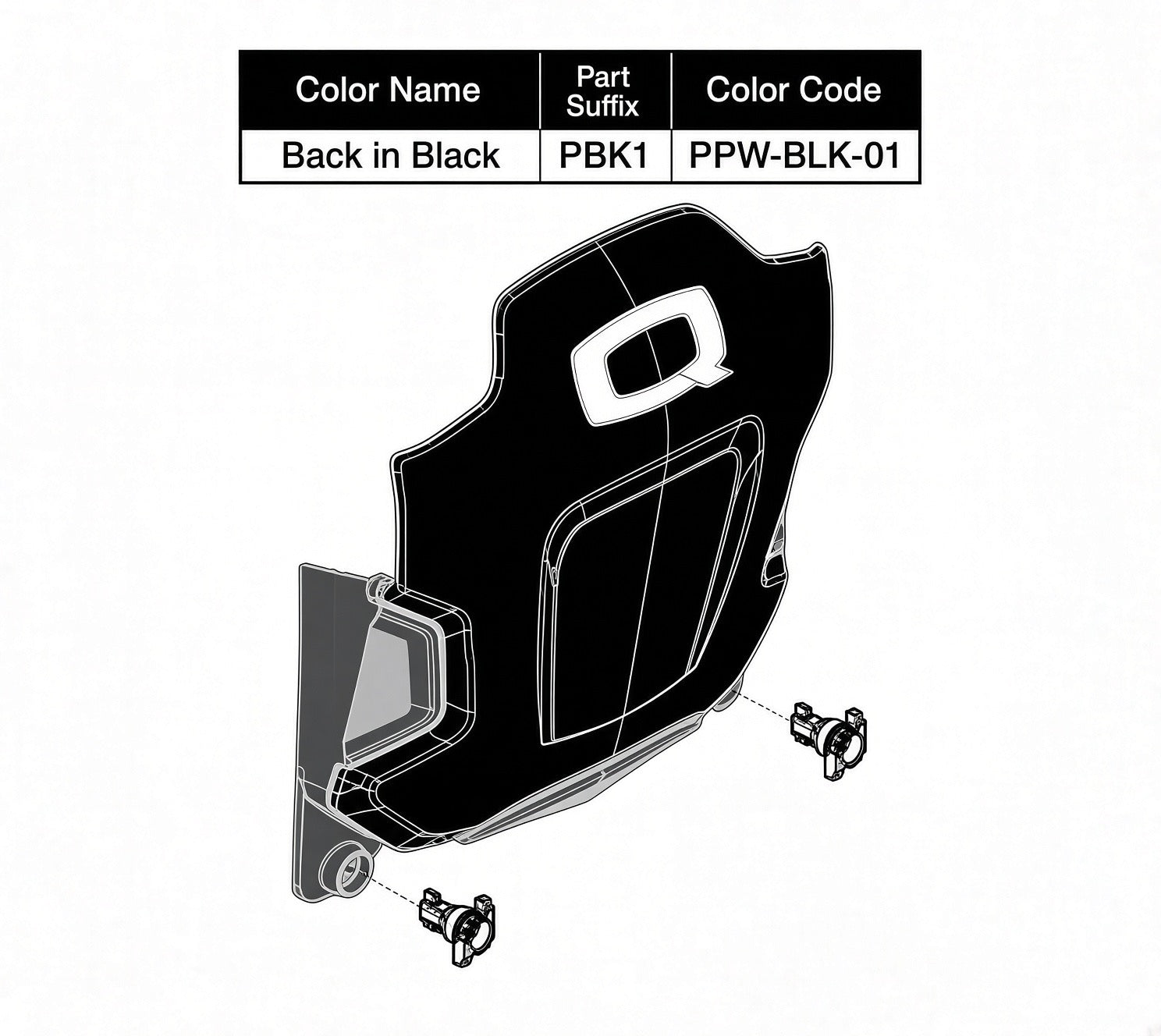 Quantum DGN1714085-PBK1 Back in Black e-box cover detail view