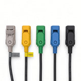 Pride CM310M-D3-2 control box with color-coded 5-pin motor and hand control ports
