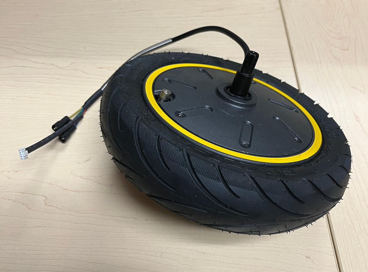Hub Motor & Tubeless Pneumatic Rear Wheel Assembly for the Ninebot G30 Max Scooter (Missing Hardware)