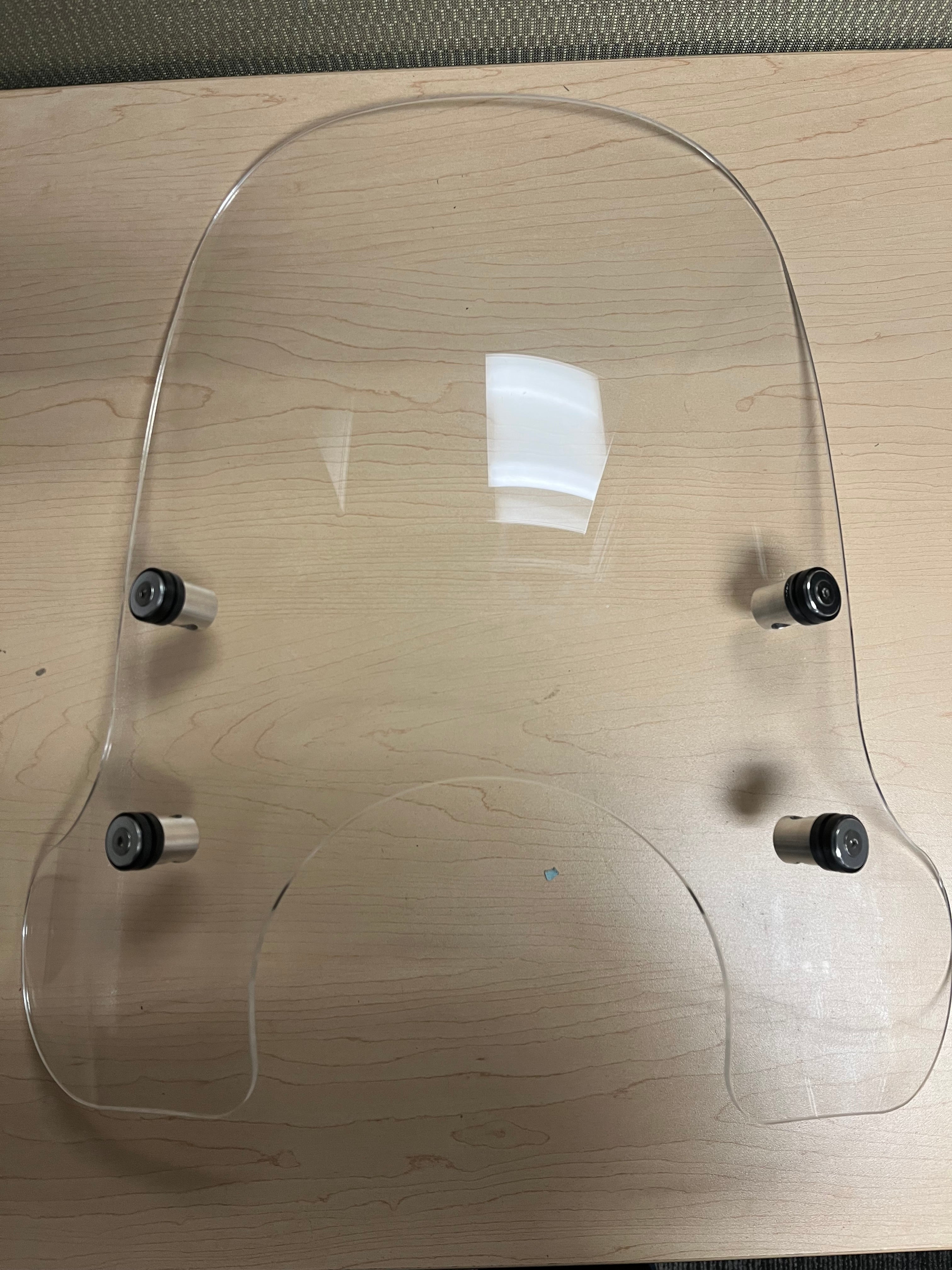 Windshield for Vespa GT and LX Scooters (Missing Hardware)