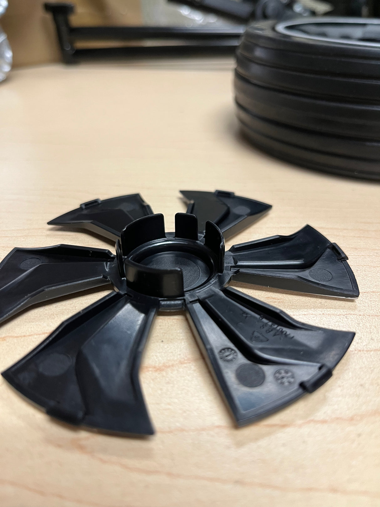 6" Caster Wheel for the Jazzy Air 2 Power Chair (Damaged Hub Cover) (WHL1706146)