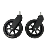 Universal 6" Rollator Wheel with Swivel Fork Assembly (Set of 2)