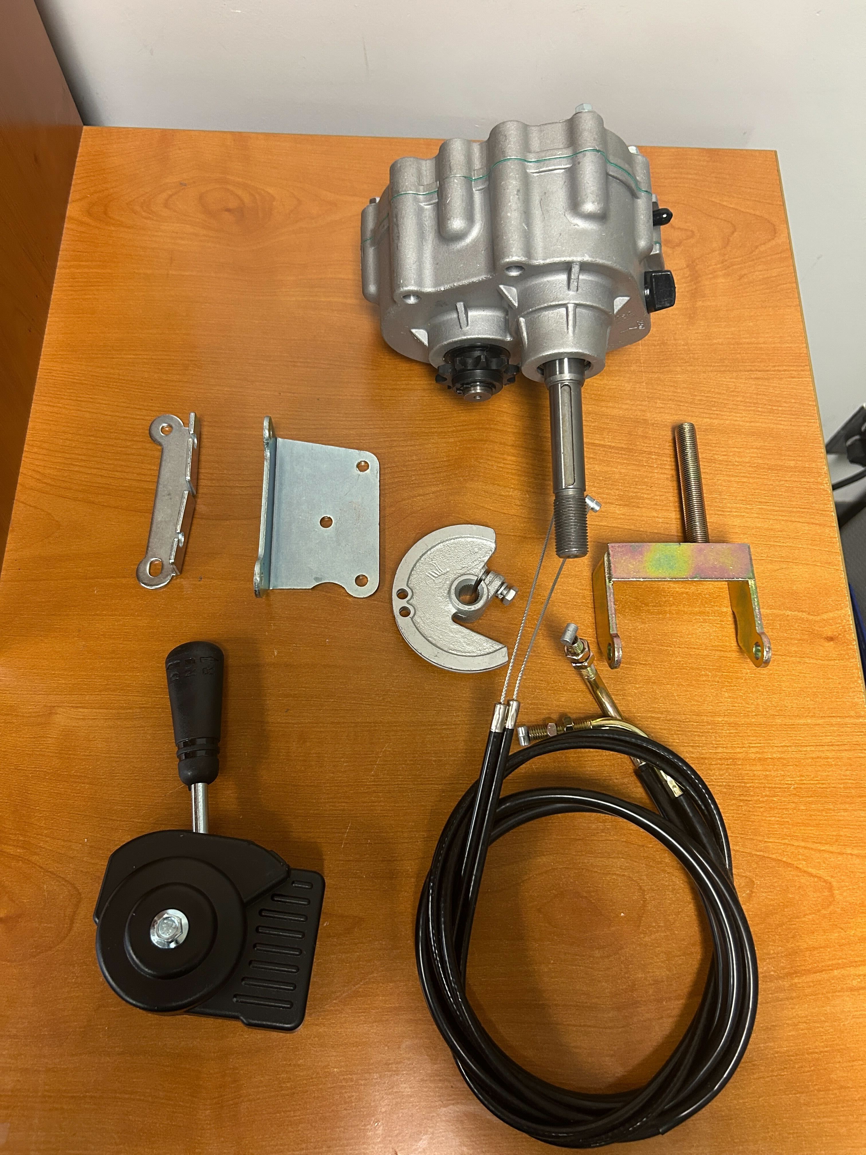 Reverse Gearbox Kit for Go-Karts with TAV2 Series 30 Torque Converters (Missing Hardware)