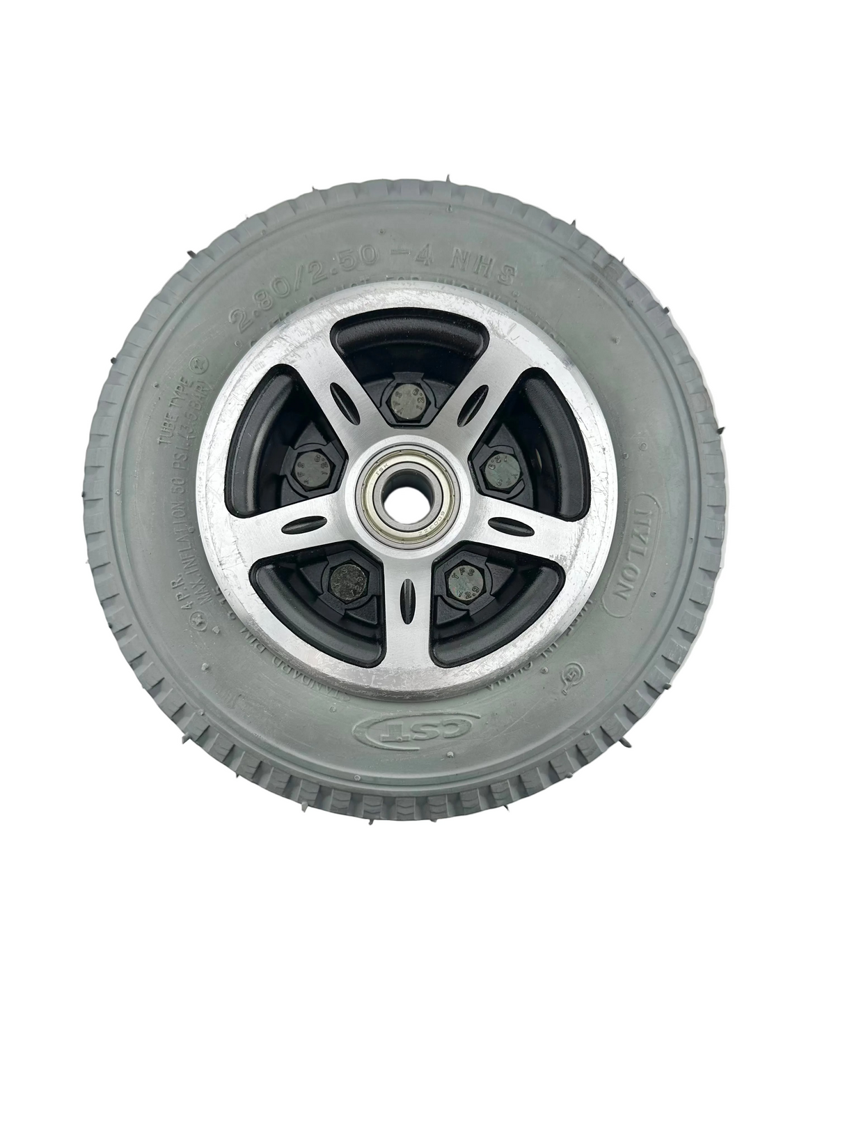 2.80/2.50-4 Pneumatic Caster Wheel for the Merits Atlantis 1 (P710) and Travel-Ease Commuter Bariatric (P183) Power Chairs (Blemished)