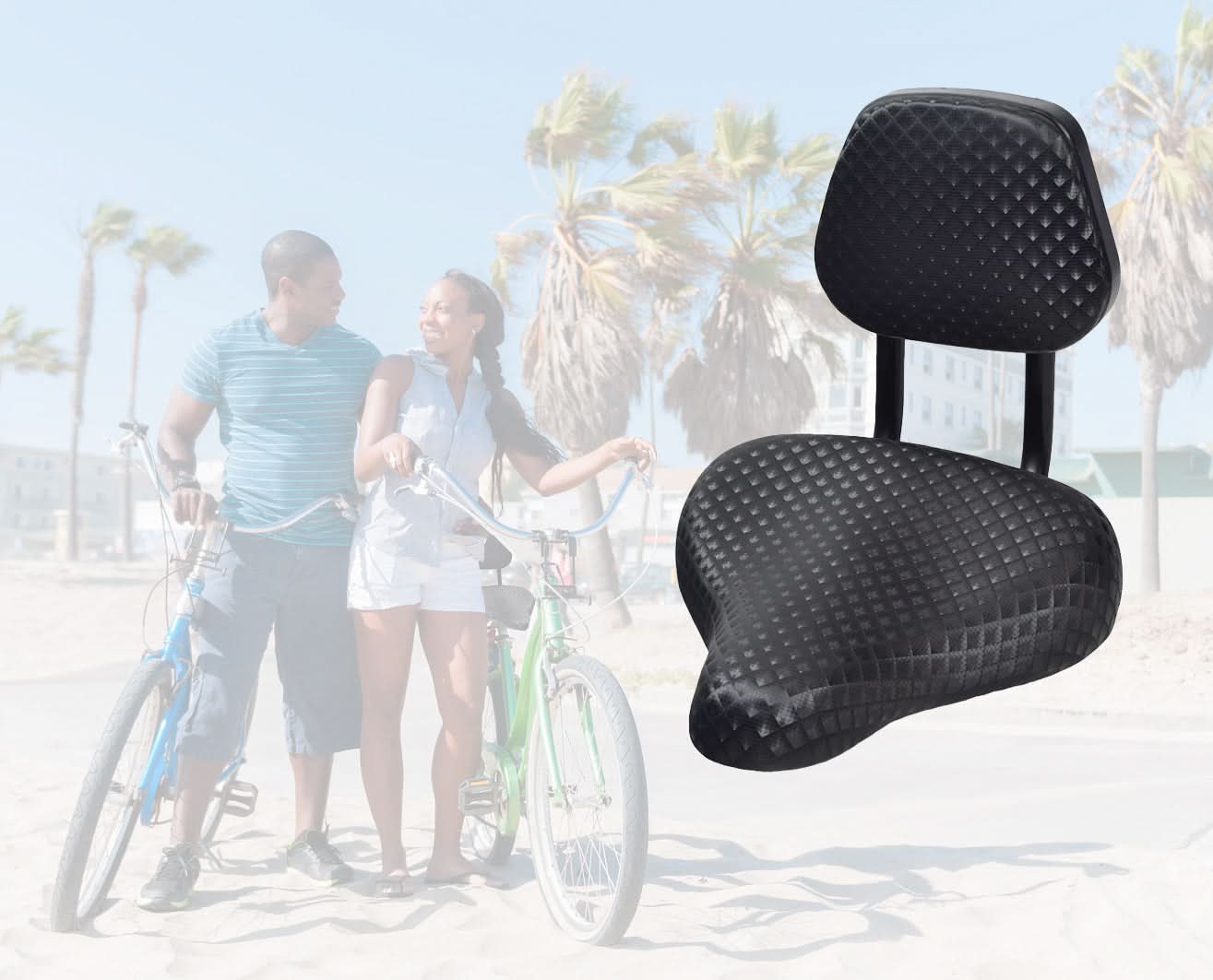 Saddle Seat with Backrest for the eWheels EW-29 Trike – Monster Scooter Parts