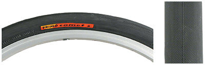 Close-up of the 16x1.35 Comet Bicycle Tire, showcasing its subtle grooves designed for traction and grip in street and park settings.