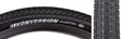 20x1.5 Konversion Elite Bicycle Tire close-up, showcasing the tread pattern designed for BMX racing with visible center and corner knobs for optimal traction on demanding tracks.