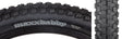 Close-up of the 20x2.0 MaxxDaddy SC Bicycle Tire, showcasing its tread and durable single compound casing, ideal for hard-pack berms and loose soil.