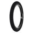 20x2.3 Strada Nuova Bicycle Tire featuring a smooth centerline, siped shoulders, and a thicker tread area, designed for durability and flat resistance, displayed with a black rim.