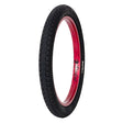 20x2.4 Black/Black Valor Bicycle Tire with a smooth centerline, deep siping on shoulders and sides for improved traction, and a thick, durable rubber compound for enhanced rolling resistance.