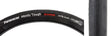 Close-up of 20x7/8 Minits Tough Bicycle Tire, highlighting its lightweight, fast-rolling design ideal for commuting or touring, with visible white text on the black tire.