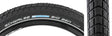 Close-up of the 27.5x2.0 Big Ben Active Twin KG Bicycle Tire, showcasing its balloon style, smooth profile block tread extending onto the sidewalls, and puncture protection features.