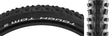 Close-up of a 27.5x2.25 Tough Tom Active Lite K-Guard Bicycle Tire, showing medium-sized lugs with molded siping channels designed for offroad use and entry-level puncture protection.