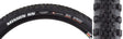 27.5x2.3 Minion SS DC/EXO/TR/SW Bicycle Tire featuring a treaded black surface with large side knobs and a low-profile, ramped center patch, designed for efficient rolling and enhanced corner grip.