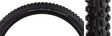 27.5x2.5 Edge 22 Bicycle Tire close-up showcasing tread pattern with ramped intermediate knobs and dual cornering edges, enhancing grip and predictability in turns.