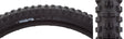 29x2.4 Judge TCS Tough Fast Rolling Bicycle Tire close-up showcasing its aggressive tread pattern with large alternating center knobs and shoulder knobs, designed for enhanced grip and performance in various conditions.