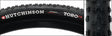 Close-up of a 700x32 Toro CX Bicycle Tire, showcasing its tall knobs designed for optimal grip and cornering in muddy or loose conditions, ideal for cyclo-cross training and racing.