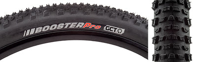 Close-up of the 700x40 Booster Pro Bicycle Tire showcasing its modern tread design and robust construction, ideal for fast rolling and excellent cornering traction on varied terrains.