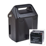 Golden LiteRider Envy (GP162) battery box assembly fitted with an 18Ah battery pack.