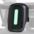 Lithium battery pack for the Golden Ally GP303 travel power chair, shown installed and powered with light