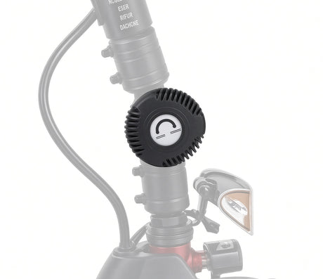 Black plastic tiller adjustment knob for the Golden LiteRider (GL110, GL140) scooter