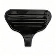 MEC2200066 Foot platform for the Jazzy carbon travel chair, glossy black carbon fiber.