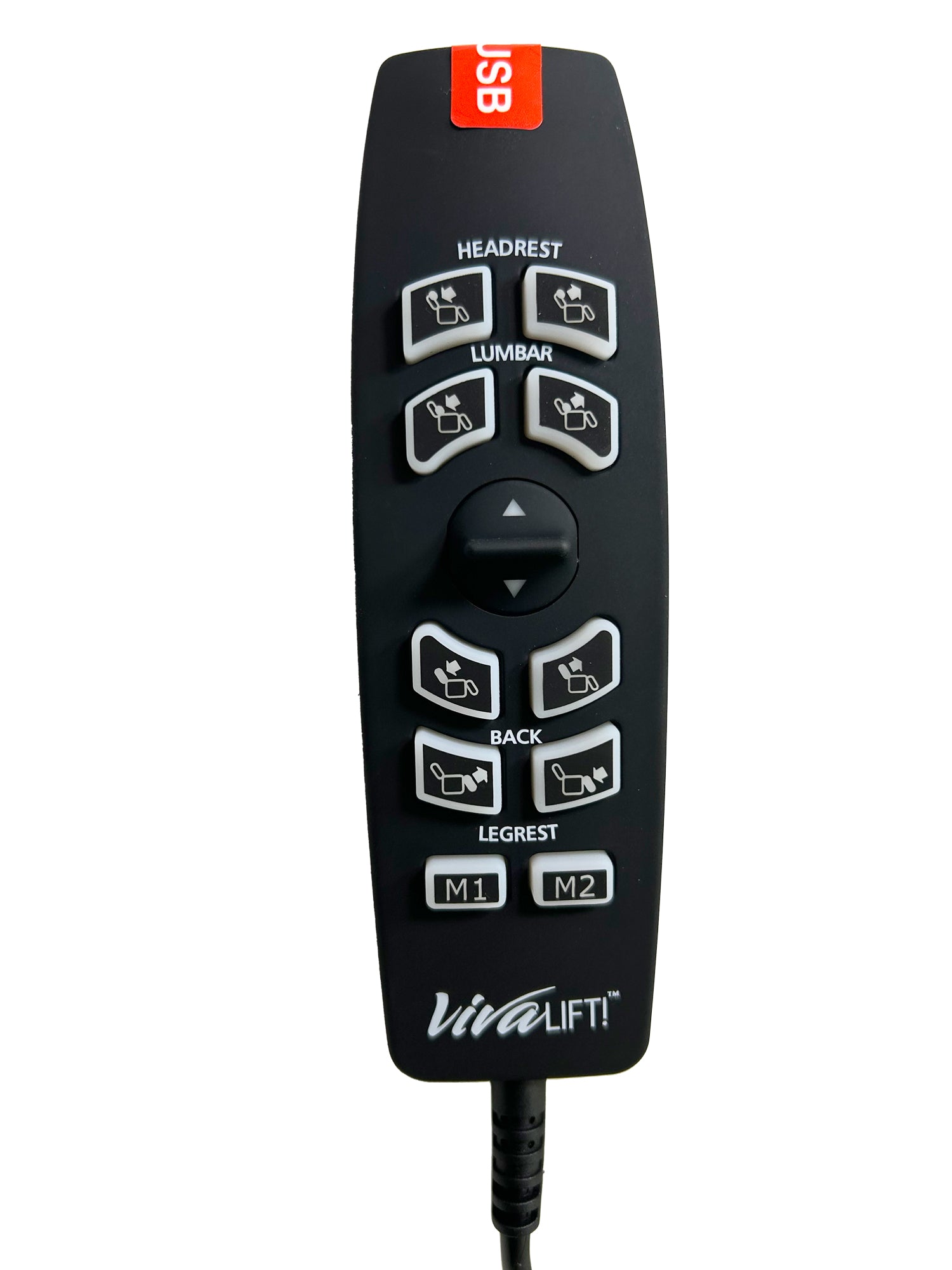 12-Button 5-Pin Hand Control for Pride VivaLift (Later) Version 2 Lift Chairs (CTL2104324)