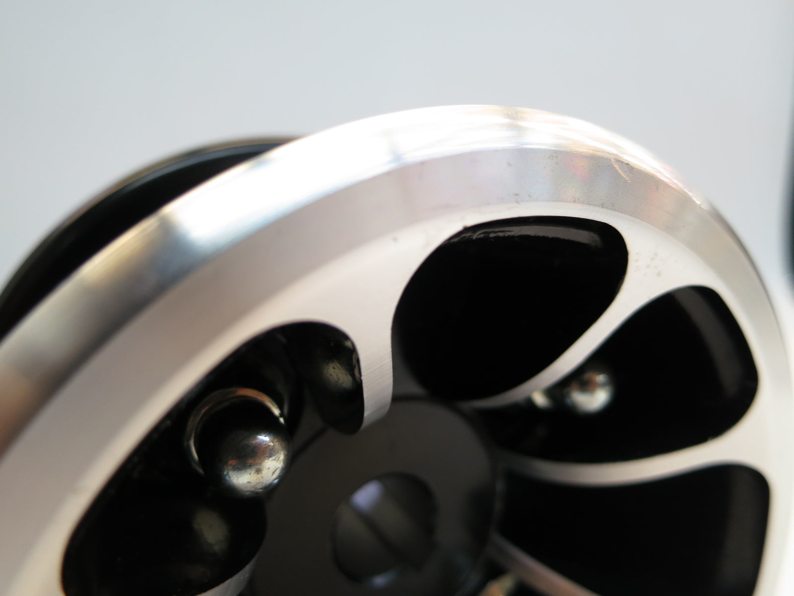 Close-up of the Rim Assembly for the Jazzy 1103 Ultra, 1107, 1113 ATS, & J6 (Blemished), showcasing the detailed metal structure and hub mag design, essential for power chairs.