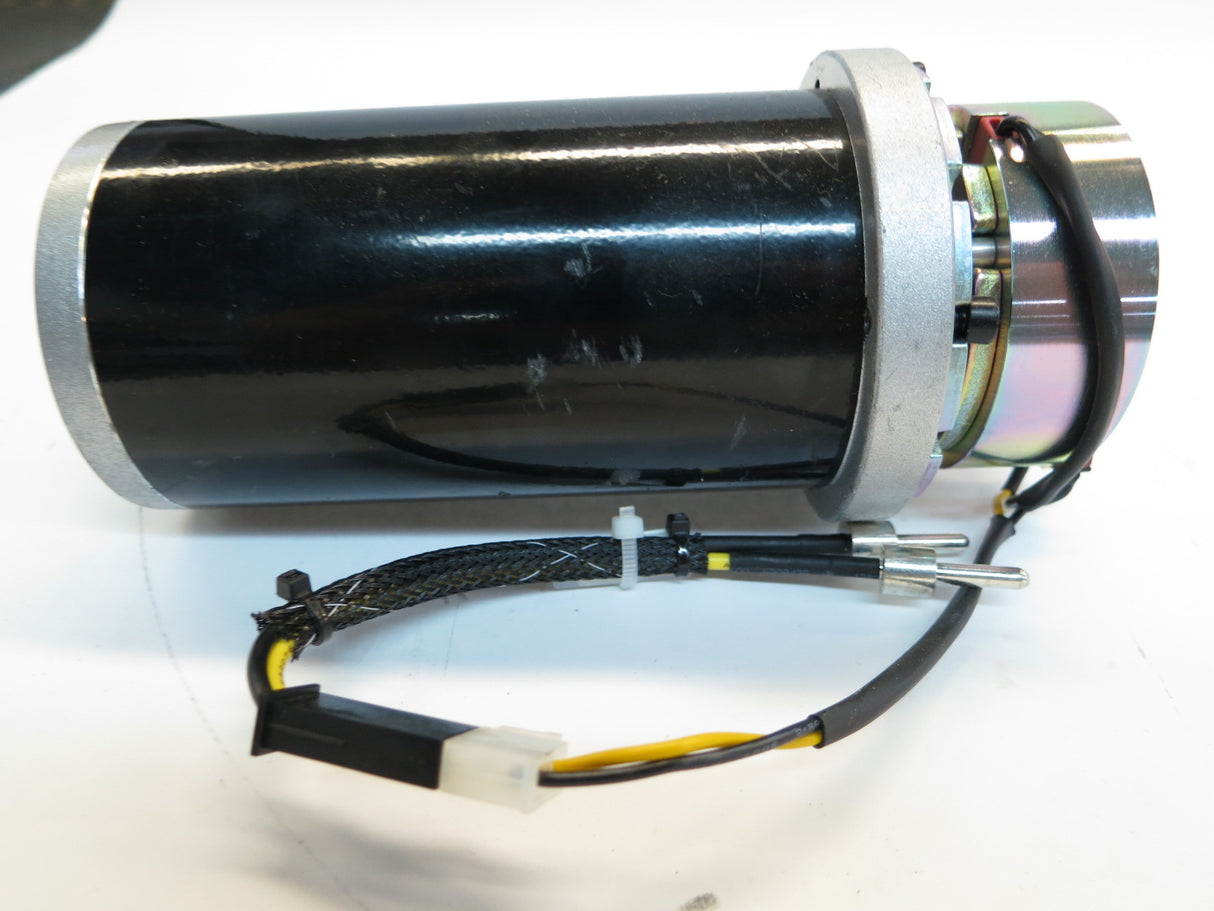 Motor (AA250002047) & Brake Assembly with Power Connector for the Go-Go Elite Traveller (SC40E/SC44E) & Ultra X (SC40X/SC44X) Mobility Scooters (Blemished) showing a black and silver electric motor with cables.