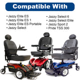 Rear Caster Wheel Assembly for Jazzy Select, Jazzy Select Elite, and Pride TSS 300 (WHLASMB2047)