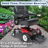 Rear Caster Wheel Assembly for Jazzy Select, Jazzy Select Elite, and Pride TSS 300 (WHLASMB2047)
