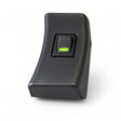 Pride Mobility light switch assembly ELE160094 for the Jazzy Air power chair, black housing with a rocker switch and green indicator light.