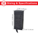 24 Volt 1.5 Amp 3-Prong Battery Charger (Premium)