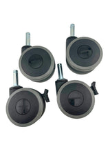 Caster Set with 2 Locking & 2 Non-Locking Wheels for the Invacare Semi-Electric Homecare Bed (5310IVC) (Set of 4) (1123550)