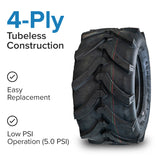 18x8.50-8 Tire with QD148 V-Tread