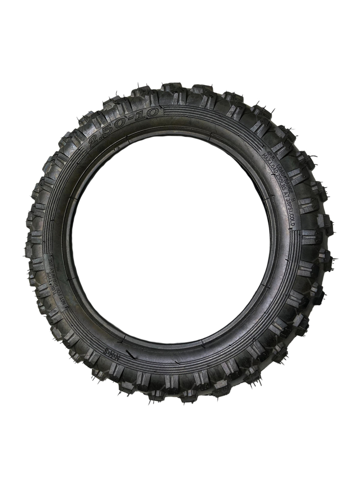 2.50-10 Knobby Tire for Dirt Bikes