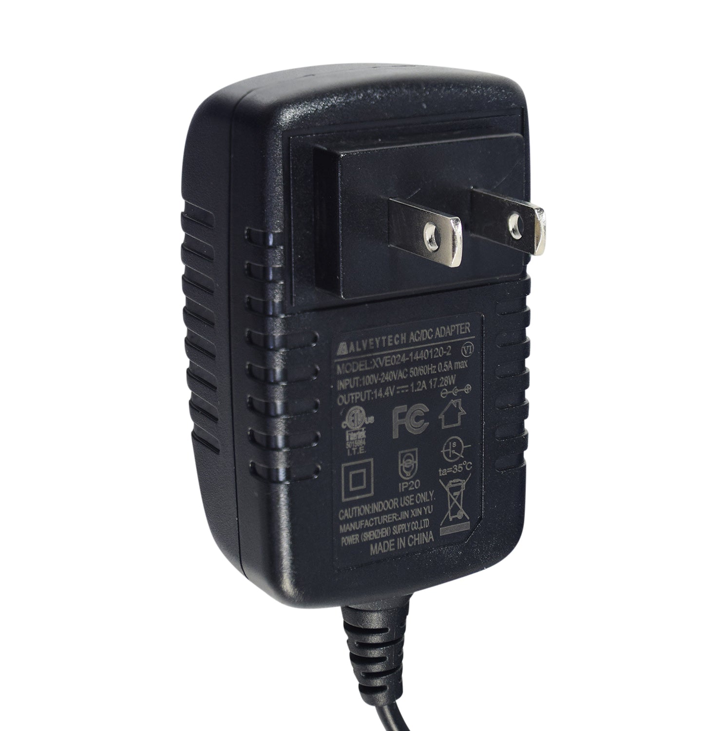 12 Volt 1.2 Amp 2.1mm ID Coaxial Battery Charger