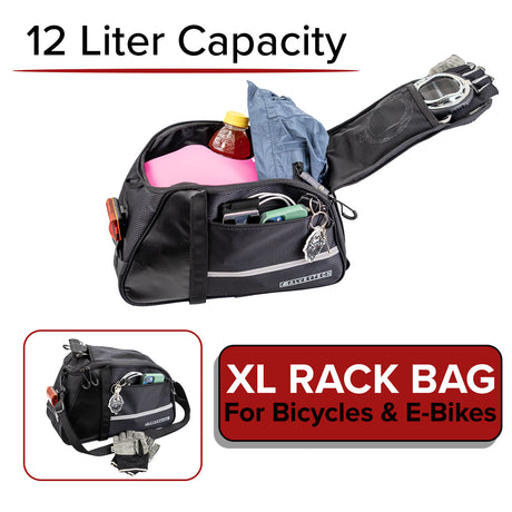 XL Rack Bag for Bicycles & E-Bikes