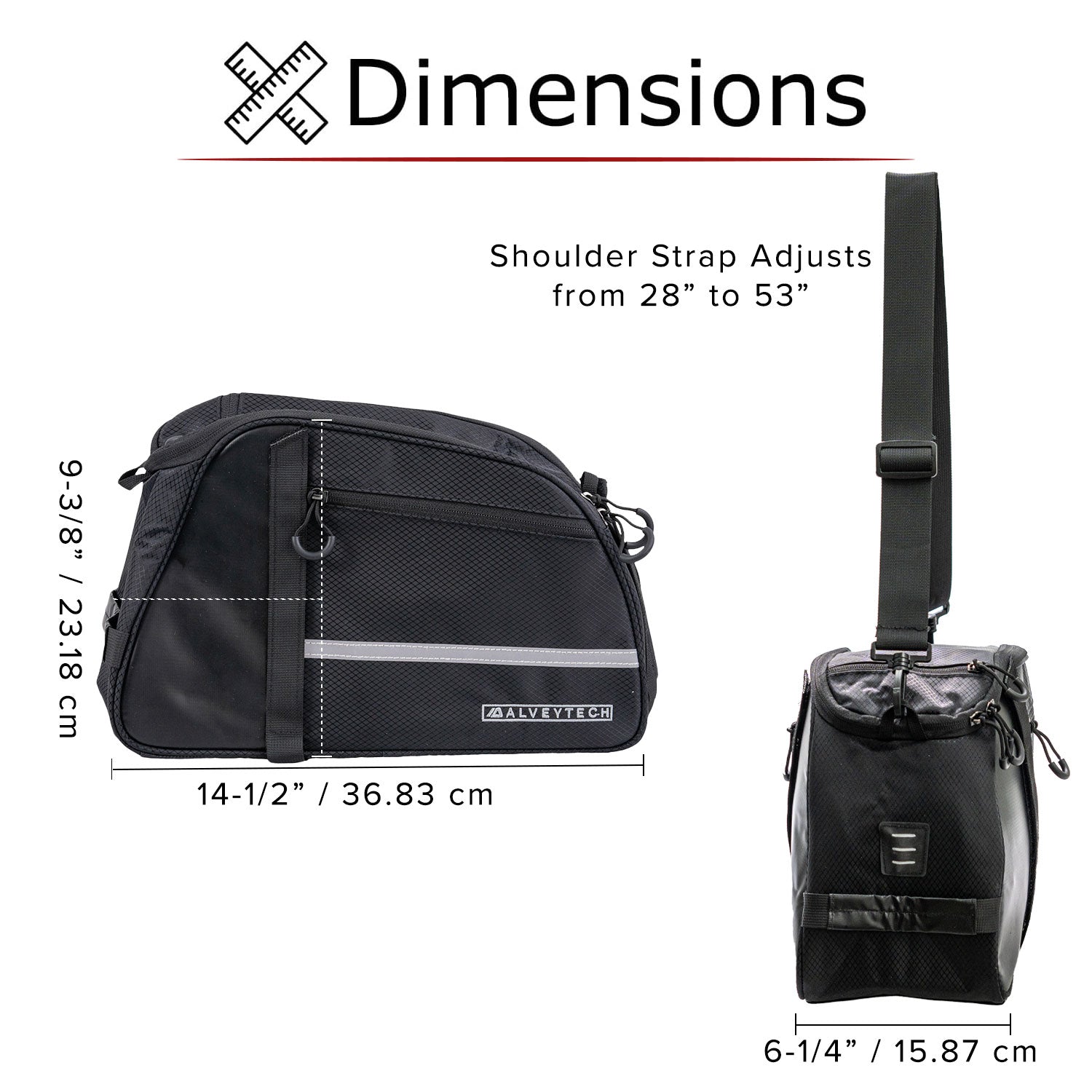 XL Rack Bag for Bicycles & E-Bikes