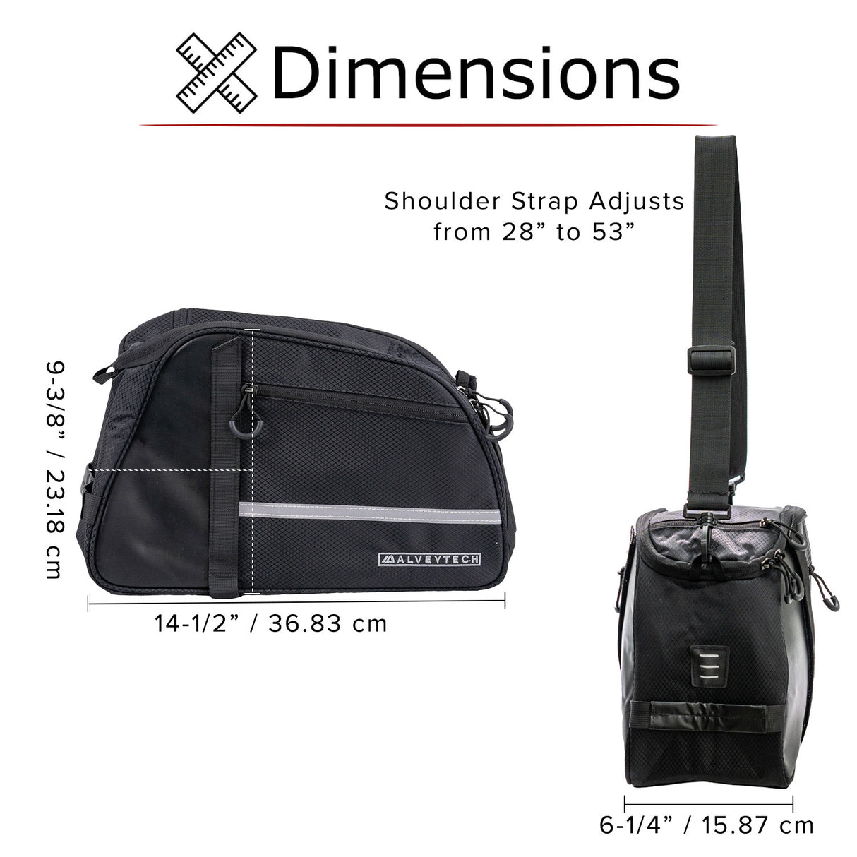 XL Rack Bag for Bicycles & E-Bikes