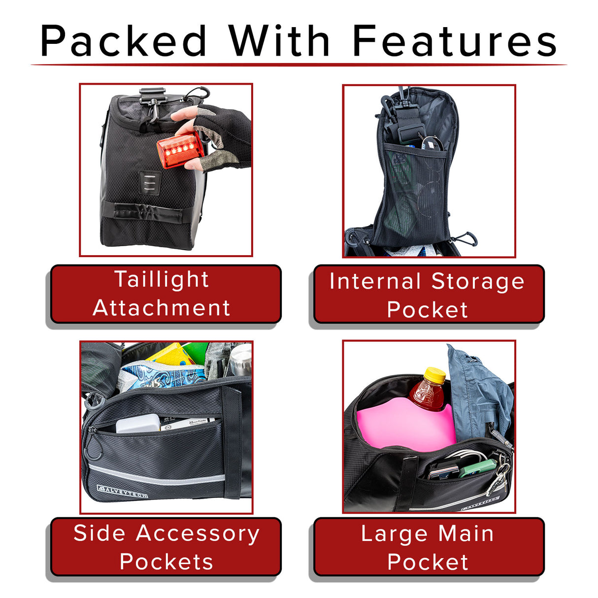 XL Rack Bag for Bicycles & E-Bikes
