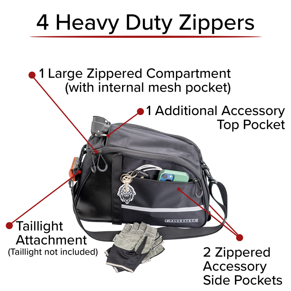 XL Rack Bag for Bicycles & E-Bikes