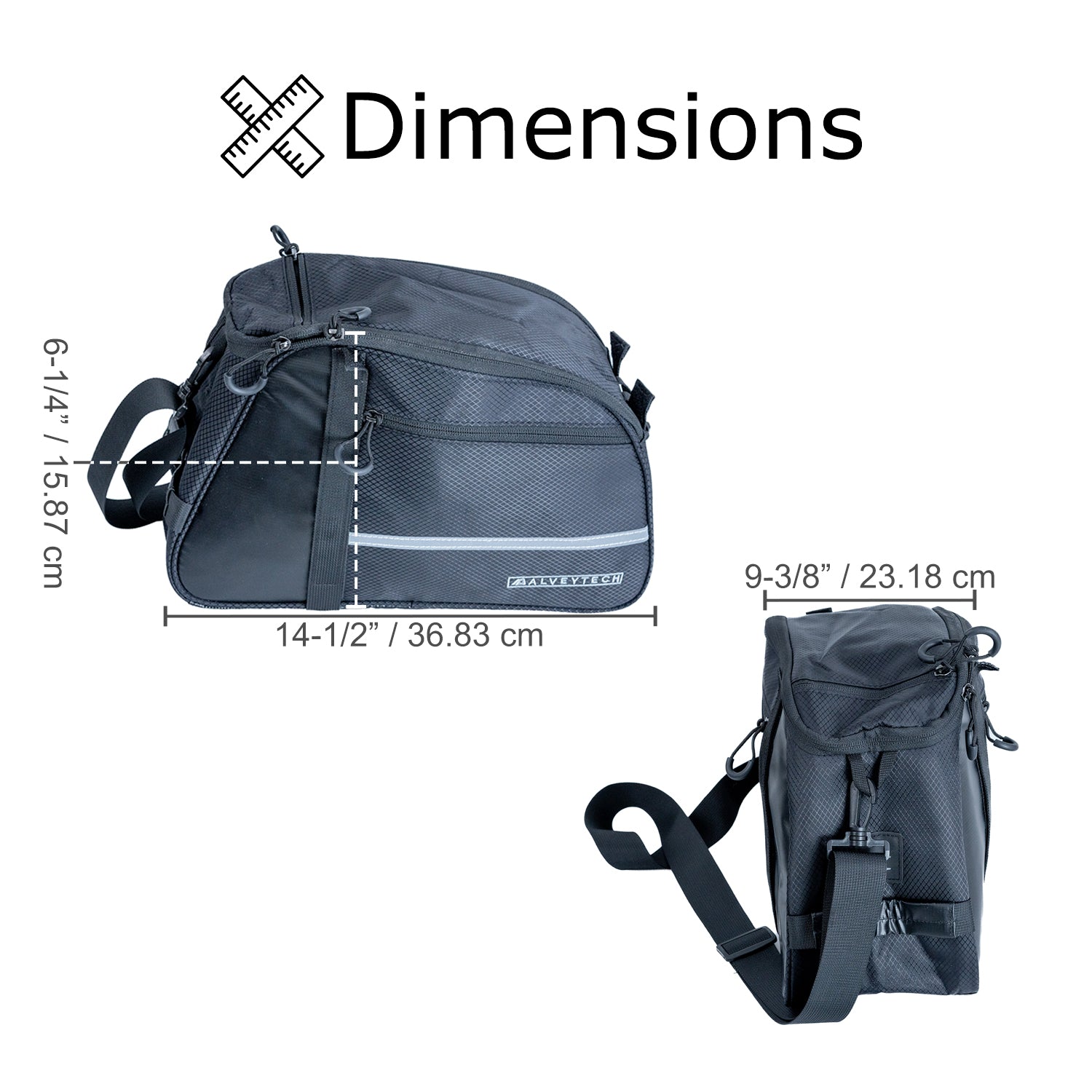 XL Rack Bag for Bicycles & E-Bikes