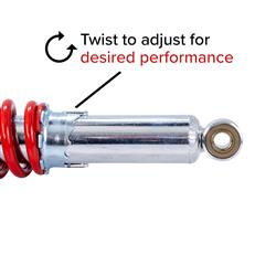 12-3/4" (325 mm) Adjustable Shock with 10 mm Eyes for 150cc - 250cc Hammerhead Off-Road® Go-Karts (Set of 2) (Blemished)