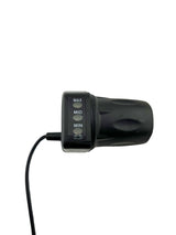 24 Volt 4 Wire Half Grip Twist Grip Throttle with LED Battery Level Meter