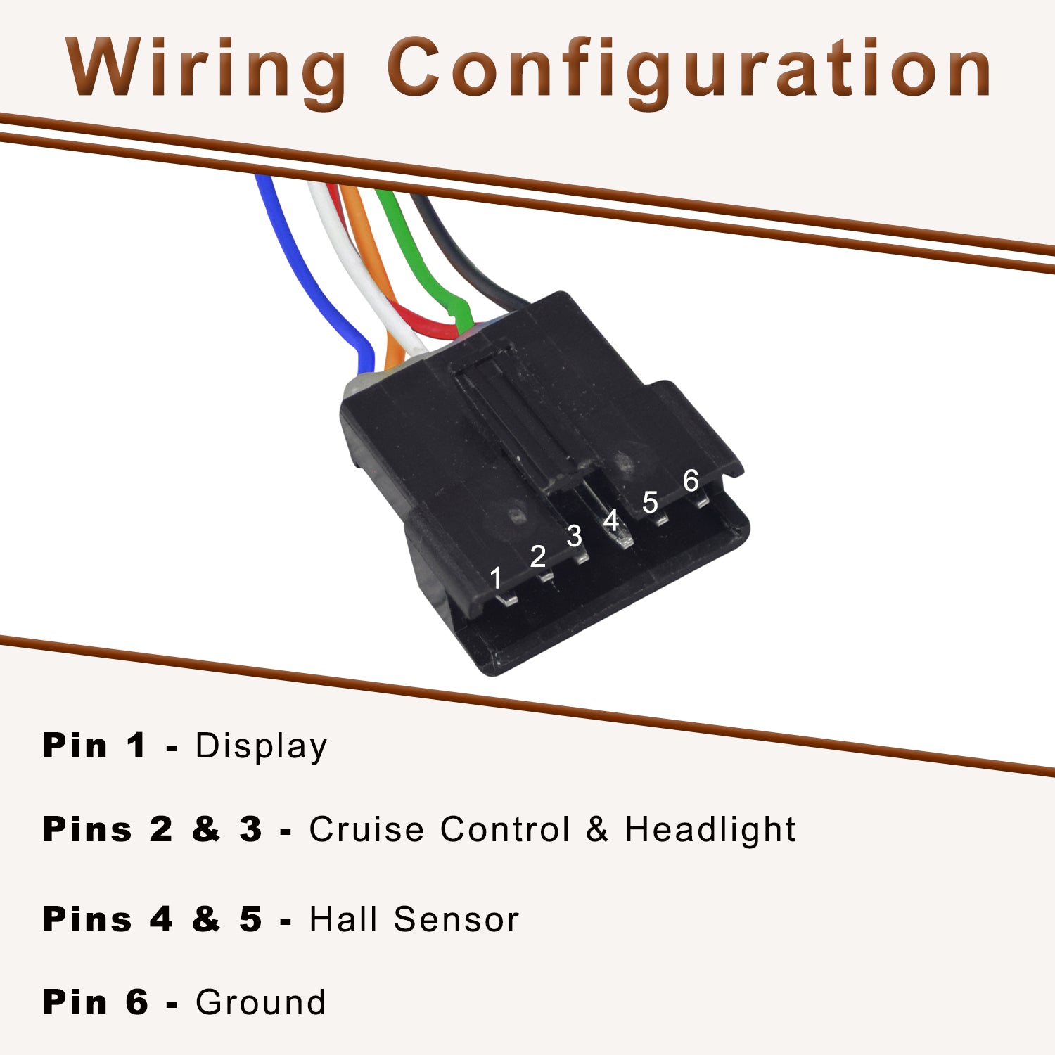 6-Wire 36-Volt Hand Throttle & Grip Set for the Jetson® Bolt Folding Electric Bike