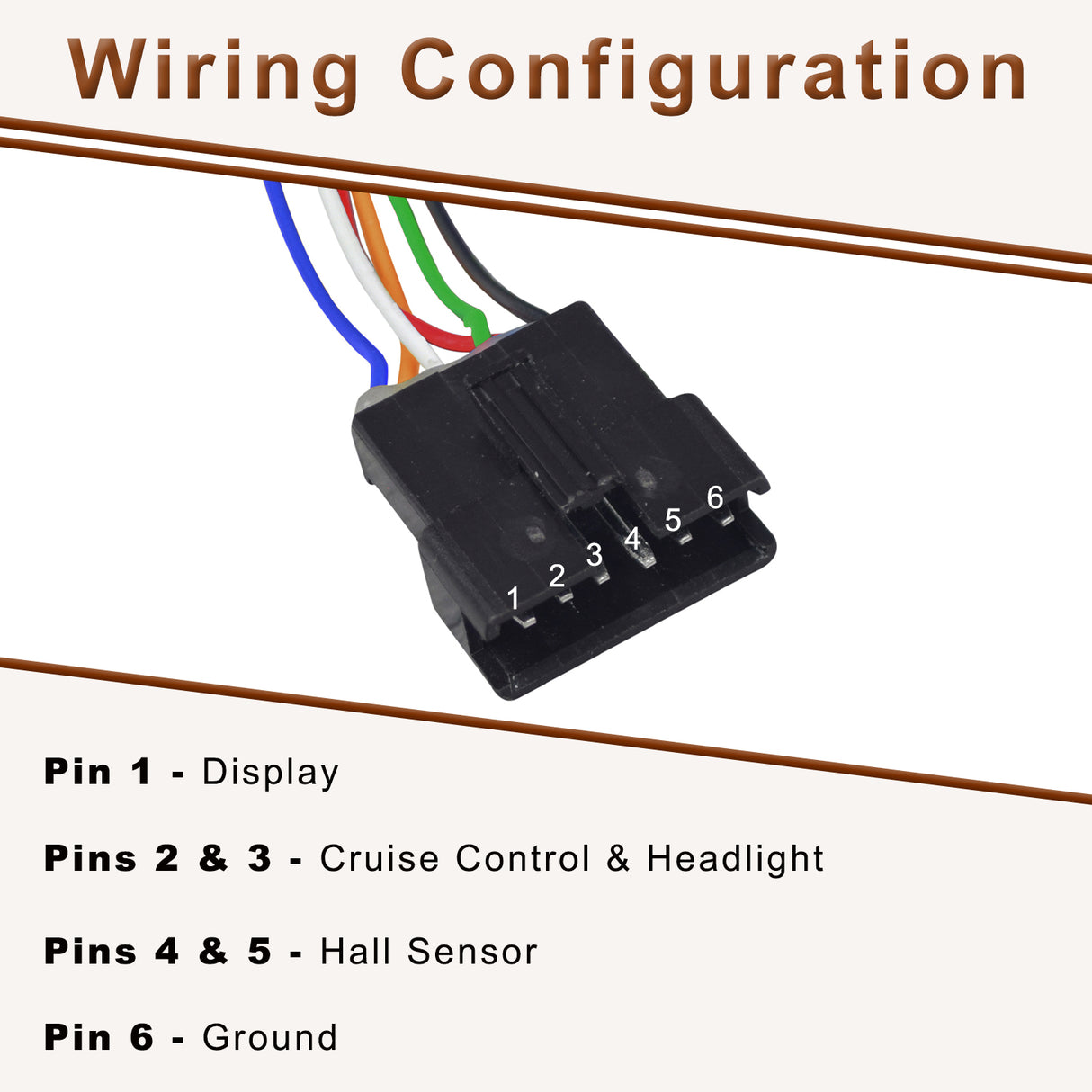 6-Wire 36-Volt Hand Throttle & Grip Set for the Jetson® Bolt Folding Electric Bike