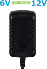 UPG D1724 switchable 6V/12V SLA charger with alligator clip leads