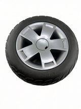 10.4x3.6 Foam Filled Front Wheel Assembly with Black Tire for the 4-Wheel Pride Celebrity X (SC4401) & Mega Motion Endeavor X (MM4401DX) (Blemished)